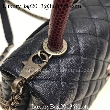 Chanel Classic Red Top Handle Bag Royal Original Leather A92991 Silver Chanel Classic Red Top Handle Bag Royal Original Leather A92991 Silver