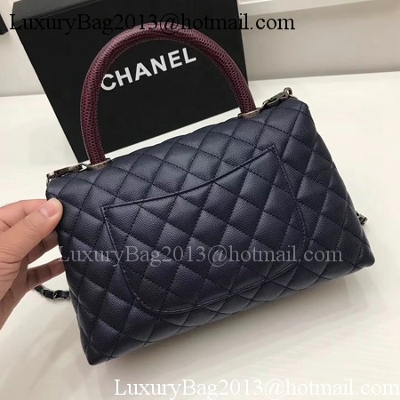 Chanel Classic Red Top Handle Bag Royal Original Leather A92991 Silver Chanel Classic Red Top Handle Bag Royal Original Leather A92991 Silver