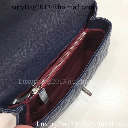 Chanel Classic Red Top Handle Bag Royal Original Leather A92991 Silver Chanel Classic Red Top Handle Bag Royal Original Leather A92991 Silver