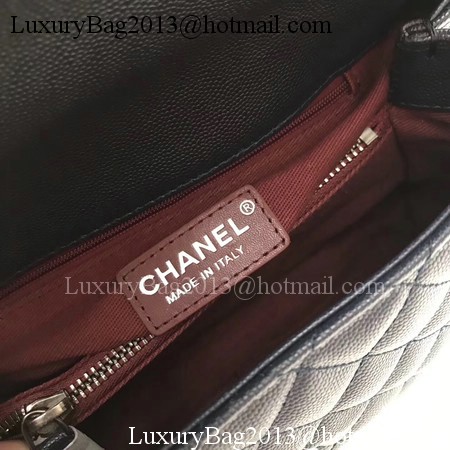 Chanel Classic Top Handle Bag Royal Original Leather A92991 Silver Chanel Classic Top Handle Bag Royal Original Leather A92991 Silver