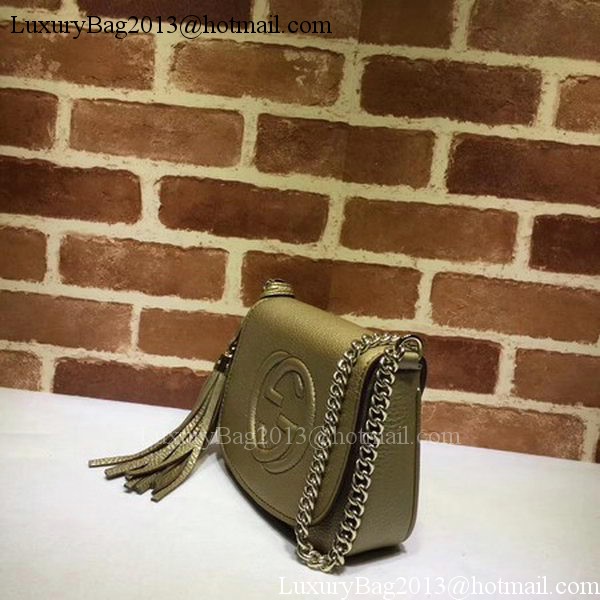 Gucci Soho Chain Shoulder Bag Calfskin Leather 323190 Gold Gucci Soho Chain Shoulder Bag Calfskin Leather 323190 Gold