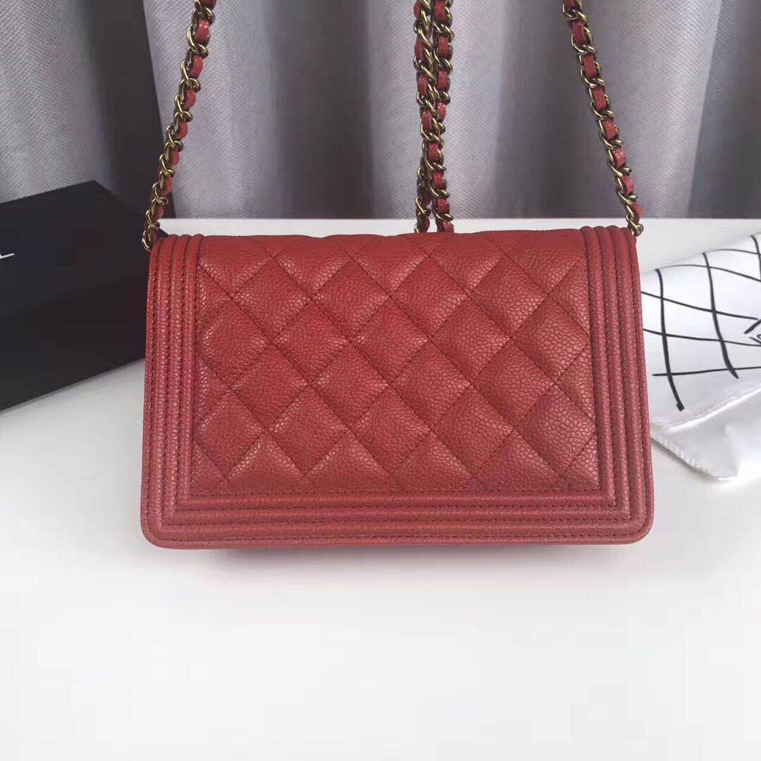 Boy Chanel Top Handle Flap Bag Original Sheepskin Leather CHA6039 Red Boy Chanel Top Handle Flap Bag Original Sheepskin Leather CHA6039 Red