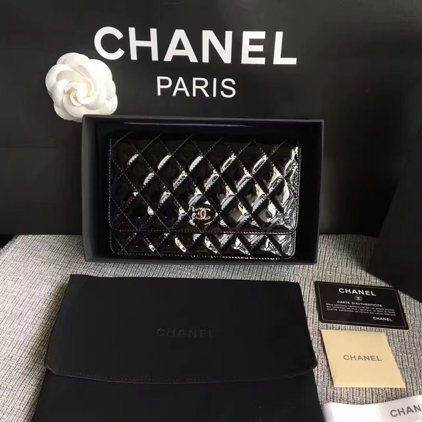Chanel WOC Flap Bag Patent Leather A33814C Black Chanel WOC Flap Bag Patent Leather A33814C Black