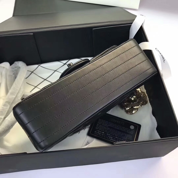 Chanel Classic Flap Bags Original Sheepskin Leather 1116 Black Chanel Classic Flap Bags Original Sheepskin Leather 1116 Black