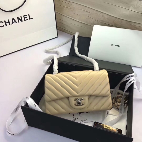 Chanel Classic Flap Bags Camel Original Sheepskin Leather 1116 Silver Chanel Classic Flap Bags Camel Original Sheepskin Leather 1116 Silver