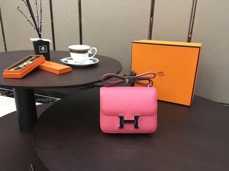 Hermes Constance Bag Original Calfskin Leather H9910 Rose Hermes Constance Bag Original Calfskin Leather H9910 Rose