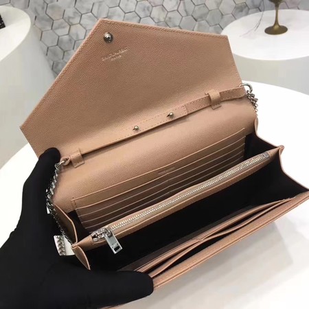 YSL WOC Classic Monogramme Flap Bag Cannage Pattern Y1003 Apricot YSL WOC Classic Monogramme Flap Bag Cannage Pattern Y1003 Apricot