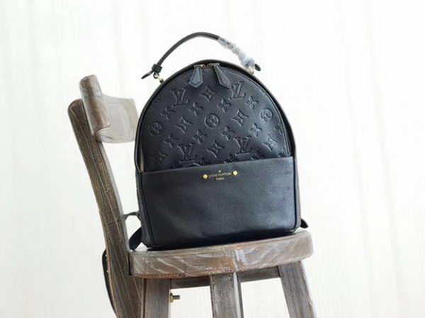 Louis Vuitton Monogram Empreinte SORBONNE BACKPACK M44019 Black Louis Vuitton Monogram Empreinte SORBONNE BACKPACK M44019 Black
