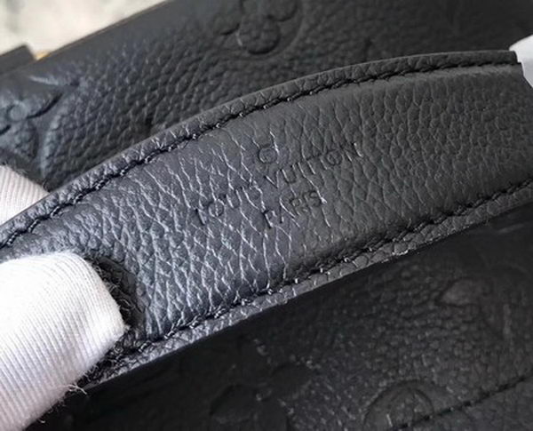 Louis Vuitton Monogram Empreinte SORBONNE BACKPACK M44019 Black Louis Vuitton Monogram Empreinte SORBONNE BACKPACK M44019 Black