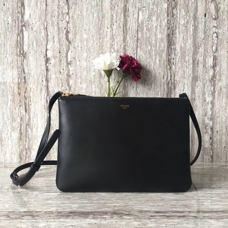 Celine Trio Crossbody Messenger Bag C55421 Black Celine Trio Crossbody Messenger Bag C55421 Black