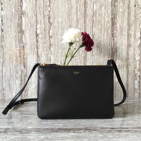 Celine mini Trio Crossbody Messenger Bag C55420 Black Celine mini Trio Crossbody Messenger Bag C55420 Black