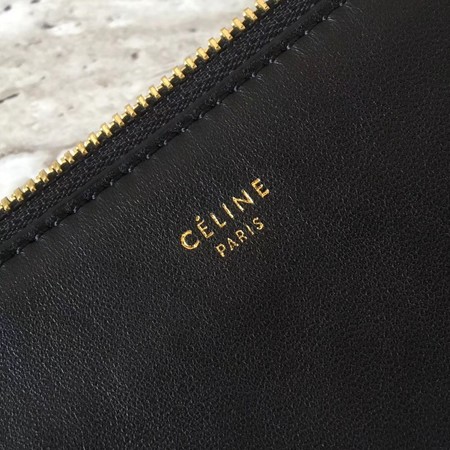 Celine mini Trio Crossbody Messenger Bag C55420 Black Celine mini Trio Crossbody Messenger Bag C55420 Black