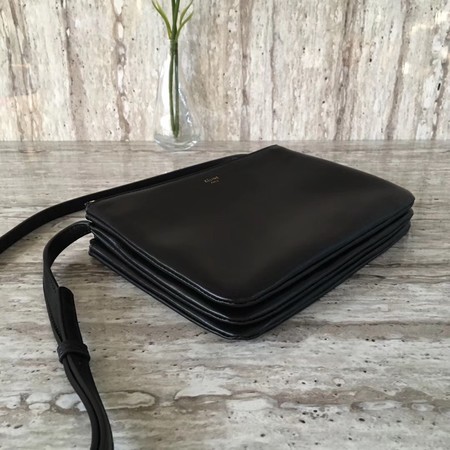 Celine mini Trio Crossbody Messenger Bag C55420 Black Celine mini Trio Crossbody Messenger Bag C55420 Black
