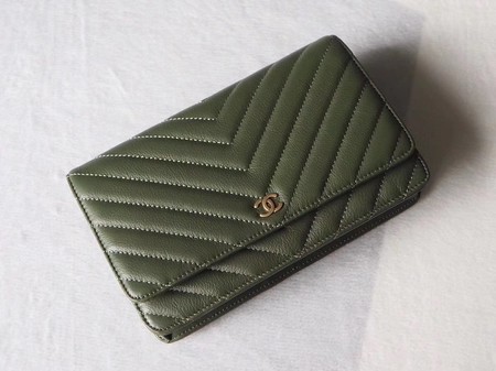 Chanel V mini Flap Bag Chevron Sheepskin Leather A33814V Green Chanel V mini Flap Bag Chevron Sheepskin Leather A33814V Green