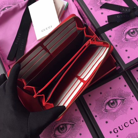 Gucci GG Marmont Zip Around Wallet 443123 Red Gucci GG Marmont Zip Around Wallet 443123 Red