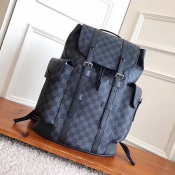 Louis Vuitton Damier Graphite Canvas CHRISTOPHER PM N41379 Louis Vuitton Damier Graphite Canvas CHRISTOPHER PM N41379