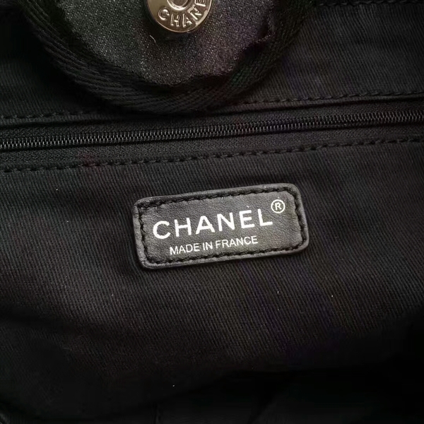 Chanel Deauville Tote Bag Original Canvas Leather A68047-2 Chanel Deauville Tote Bag Original Canvas Leather A68047-2