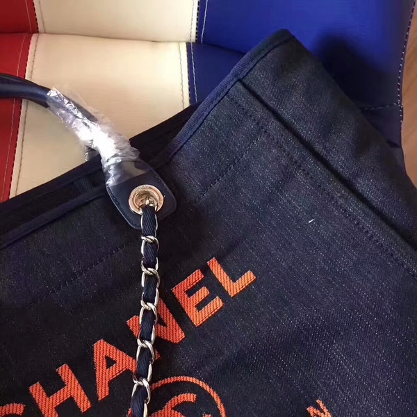 Chanel Deauville Tote Bag Original Canvas Leather A68047-10 Chanel Deauville Tote Bag Original Canvas Leather A68047-10