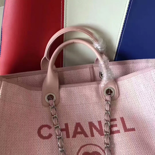 Chanel Deauville Tote Bag Original Canvas Leather A68047-6 Chanel Deauville Tote Bag Original Canvas Leather A68047-6