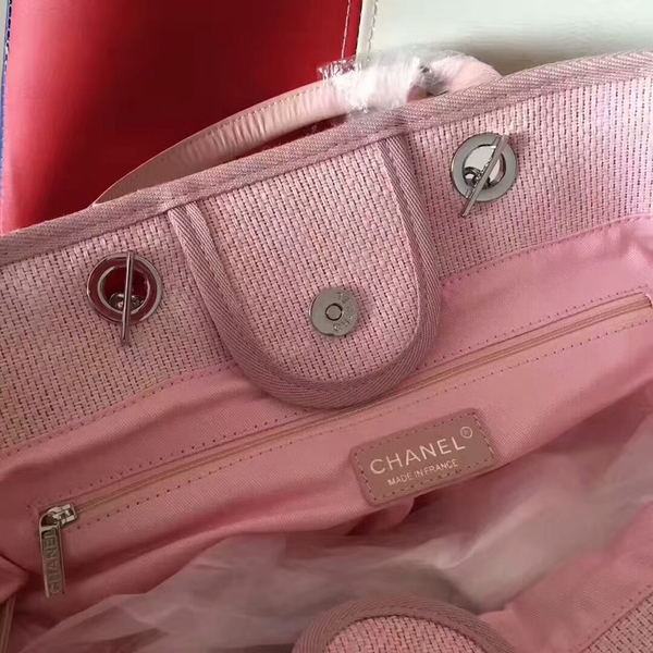 Chanel Deauville Tote Bag Original Canvas Leather A68047-6 Chanel Deauville Tote Bag Original Canvas Leather A68047-6