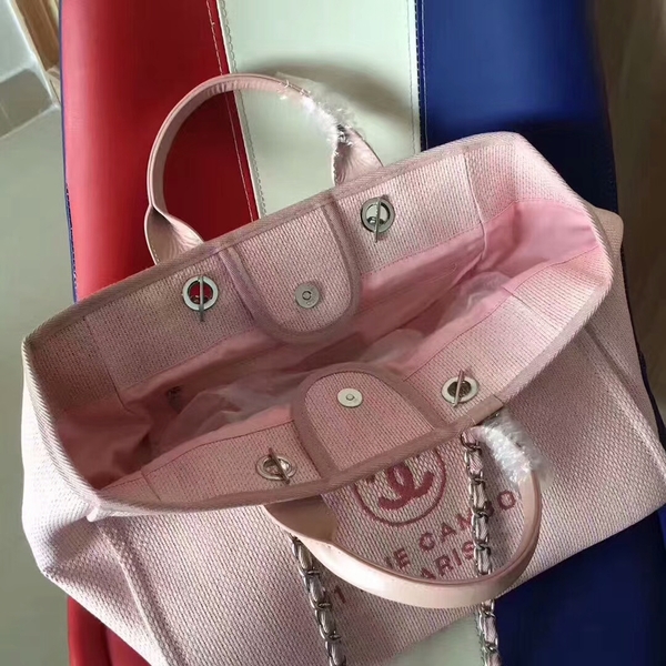 Chanel Deauville Tote Bag Original Canvas Leather A68047-6 Chanel Deauville Tote Bag Original Canvas Leather A68047-6