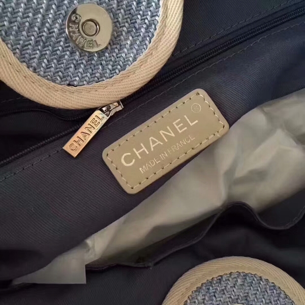 Chanel Deauville Tote Bag Original Canvas Leather A68047-8 Chanel Deauville Tote Bag Original Canvas Leather A68047-8