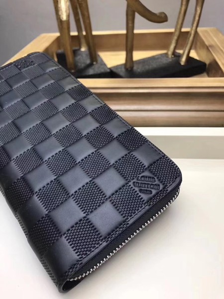 Louis Vuitton Damier Infini Leather Zippy Wallet N60015 Louis Vuitton Damier Infini Leather Zippy Wallet N60015