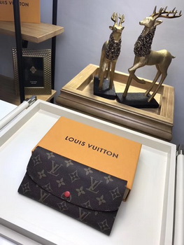 Louis Vuitton Monogram Canvas EMILIE WALLET M61289 Red Louis Vuitton Monogram Canvas EMILIE WALLET M61289 Red