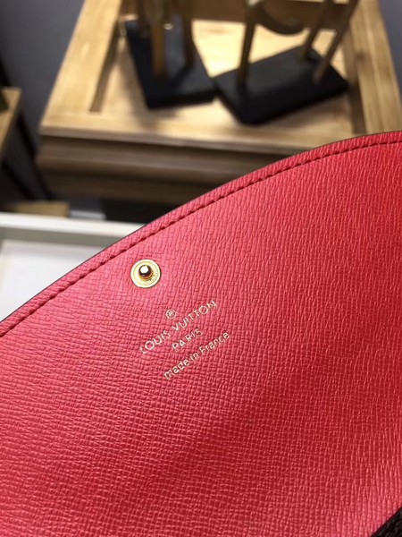 Louis Vuitton Monogram Canvas EMILIE WALLET M61289 Red Louis Vuitton Monogram Canvas EMILIE WALLET M61289 Red