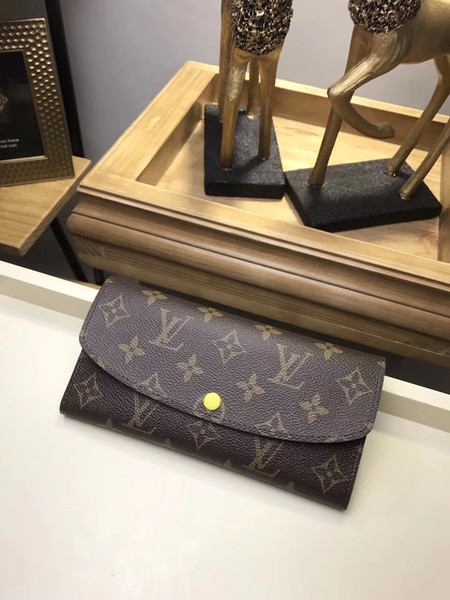 Louis Vuitton Monogram Canvas EMILIE WALLET M61289 Yellow Louis Vuitton Monogram Canvas EMILIE WALLET M61289 Yellow