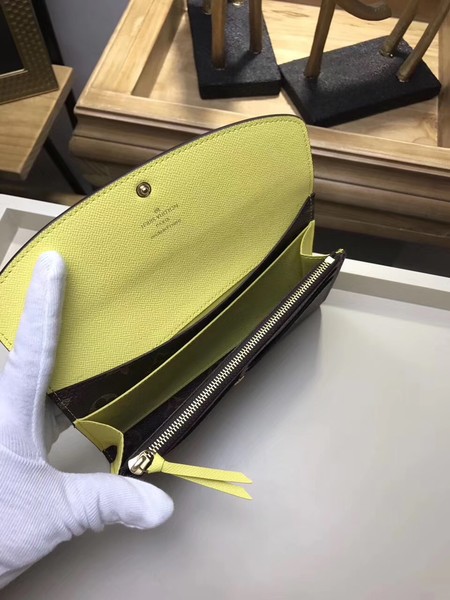 Louis Vuitton Monogram Canvas EMILIE WALLET M61289 Yellow Louis Vuitton Monogram Canvas EMILIE WALLET M61289 Yellow