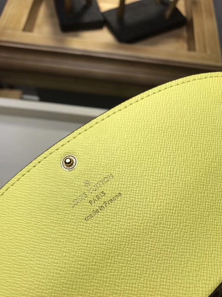 Louis Vuitton Monogram Canvas EMILIE WALLET M61289 Yellow Louis Vuitton Monogram Canvas EMILIE WALLET M61289 Yellow