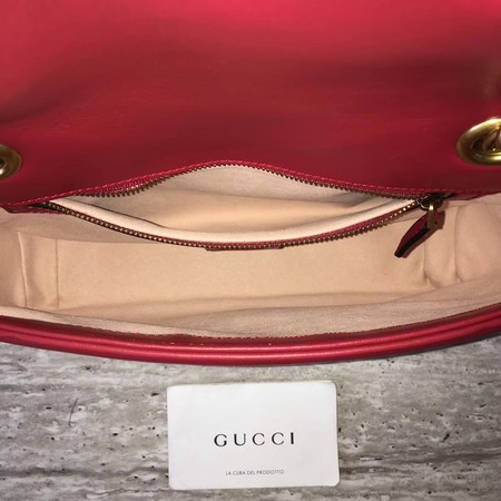 Gucci GG Marmont Matelasse Shoulder Bag 443497 Red Gucci GG Marmont Matelasse Shoulder Bag 443497 Red