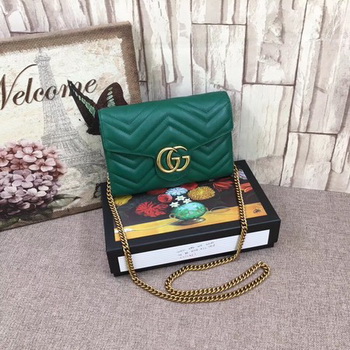 Gucci GG Marmont Bag 474575 Green Gucci GG Marmont Bag 474575 Green