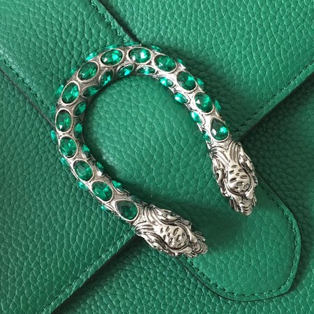 Gucci Dionysus Leather Top Handle Bag 448075 Green Gucci Dionysus Leather Top Handle Bag 448075 Green