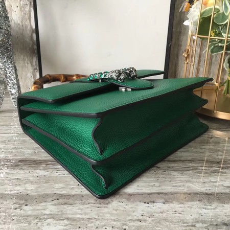 Gucci Dionysus Leather Top Handle Bag 448075 Green Gucci Dionysus Leather Top Handle Bag 448075 Green