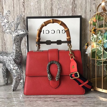 Gucci Dionysus Leather Top Handle Bag 448075 Red Gucci Dionysus Leather Top Handle Bag 448075 Red