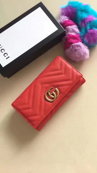 Gucci GG Marmont Continental Wallet 443436 Red Gucci GG Marmont Continental Wallet 443436 Red