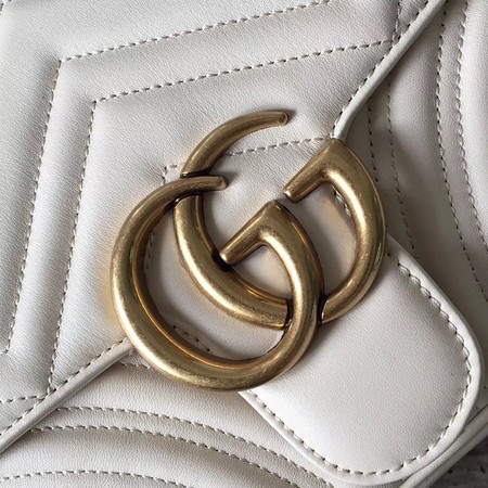 Gucci GG Marmont Matelasse Shoulder Bag 443496 OffWhite Gucci GG Marmont Matelasse Shoulder Bag 443496 OffWhite