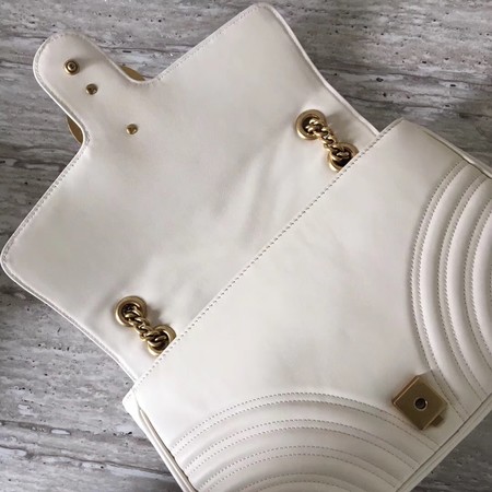 Gucci GG Marmont Matelasse Shoulder Bag 443496 OffWhite Gucci GG Marmont Matelasse Shoulder Bag 443496 OffWhite