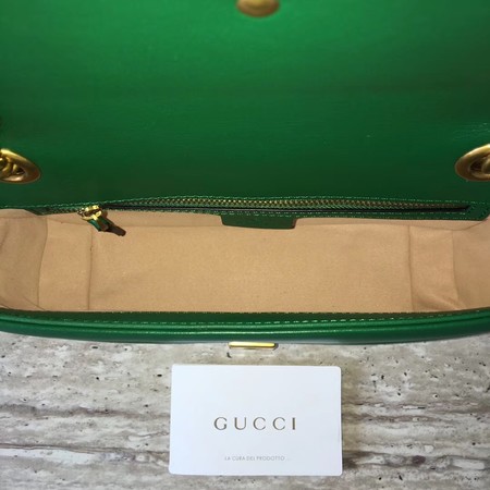 Gucci Now GG Marmont Matelasse Shoulder Bag 443496 Green Gucci Now GG Marmont Matelasse Shoulder Bag 443496 Green