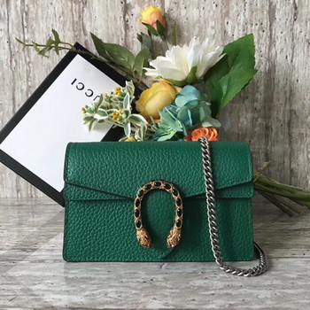 Gucci Dionysus Leather Super mini Bag 476432 Green Gucci Dionysus Leather Super mini Bag 476432 Green