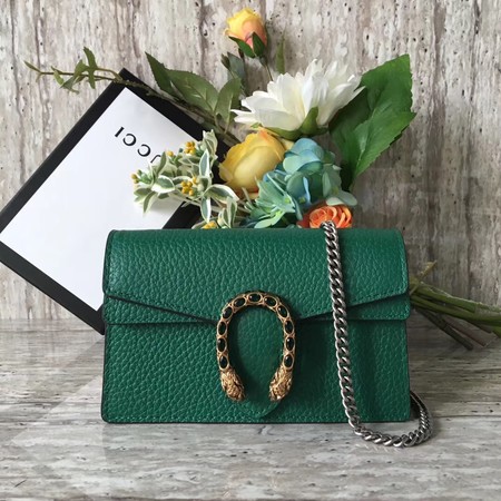 Gucci Dionysus Leather Super mini Bag 476432 Green Gucci Dionysus Leather Super mini Bag 476432 Green
