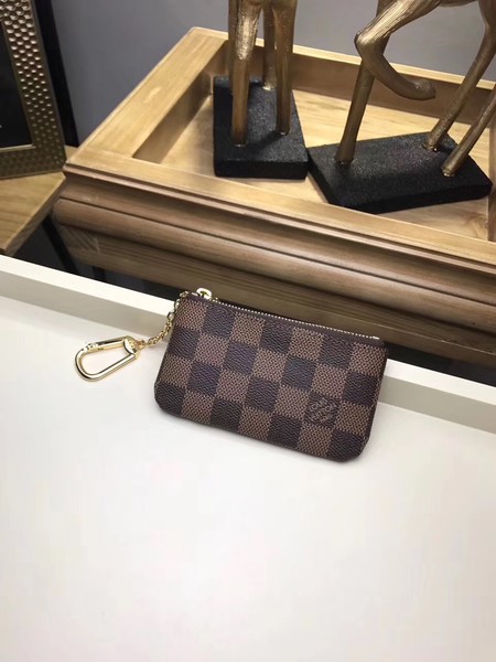 Louis Vuitton Damier Ebene Canvas KEY POUCH N62658 Louis Vuitton Damier Ebene Canvas KEY POUCH N62658