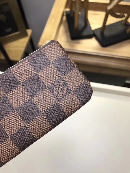 Louis Vuitton Damier Ebene Canvas KEY POUCH N62658 Louis Vuitton Damier Ebene Canvas KEY POUCH N62658