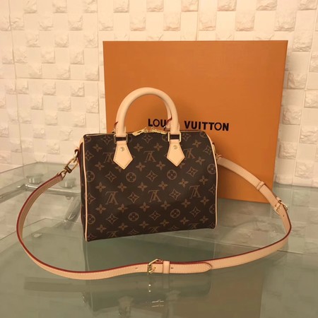 Louis Vuitton Monogram Canvas Speedy 25 with Shoulder Strap M40390 Louis Vuitton Monogram Canvas Speedy 25 with Shoulder Strap M40390