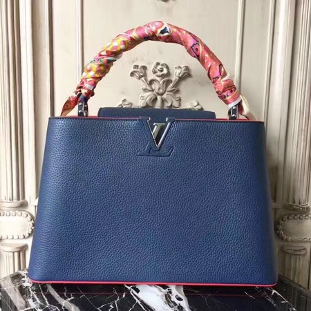 Louis Vuitton Elegant Capucines Bags MM M41813 Blue Louis Vuitton Elegant Capucines Bags MM M41813 Blue