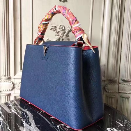 Louis Vuitton Elegant Capucines Bags MM M41813 Blue Louis Vuitton Elegant Capucines Bags MM M41813 Blue
