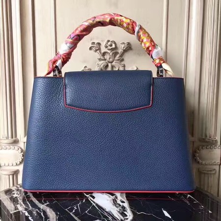 Louis Vuitton Elegant Capucines Bags MM M41813 Blue Louis Vuitton Elegant Capucines Bags MM M41813 Blue