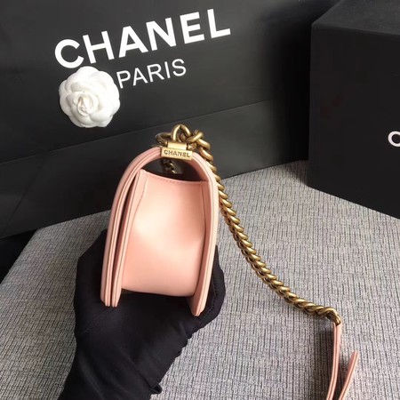 Boy Chanel Flap Shoulder Bag Sheepskin Leather A67085 Pink Boy Chanel Flap Shoulder Bag Sheepskin Leather A67085 Pink